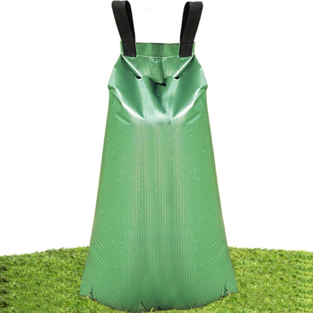 Refasen tree watering bag on a tree for deep, slow watering