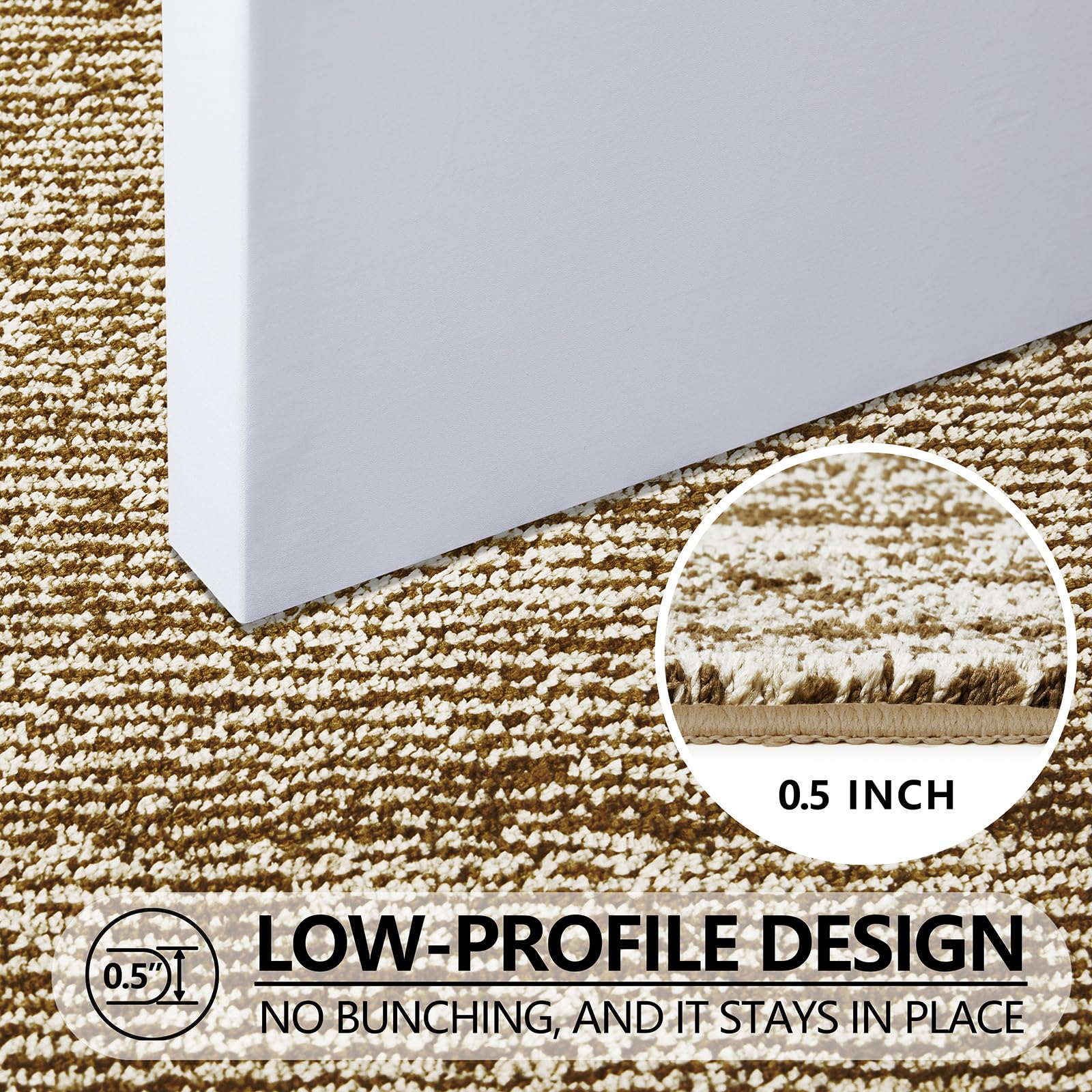 REFETONE door mat non slip backing helps reduce slips and stays in place