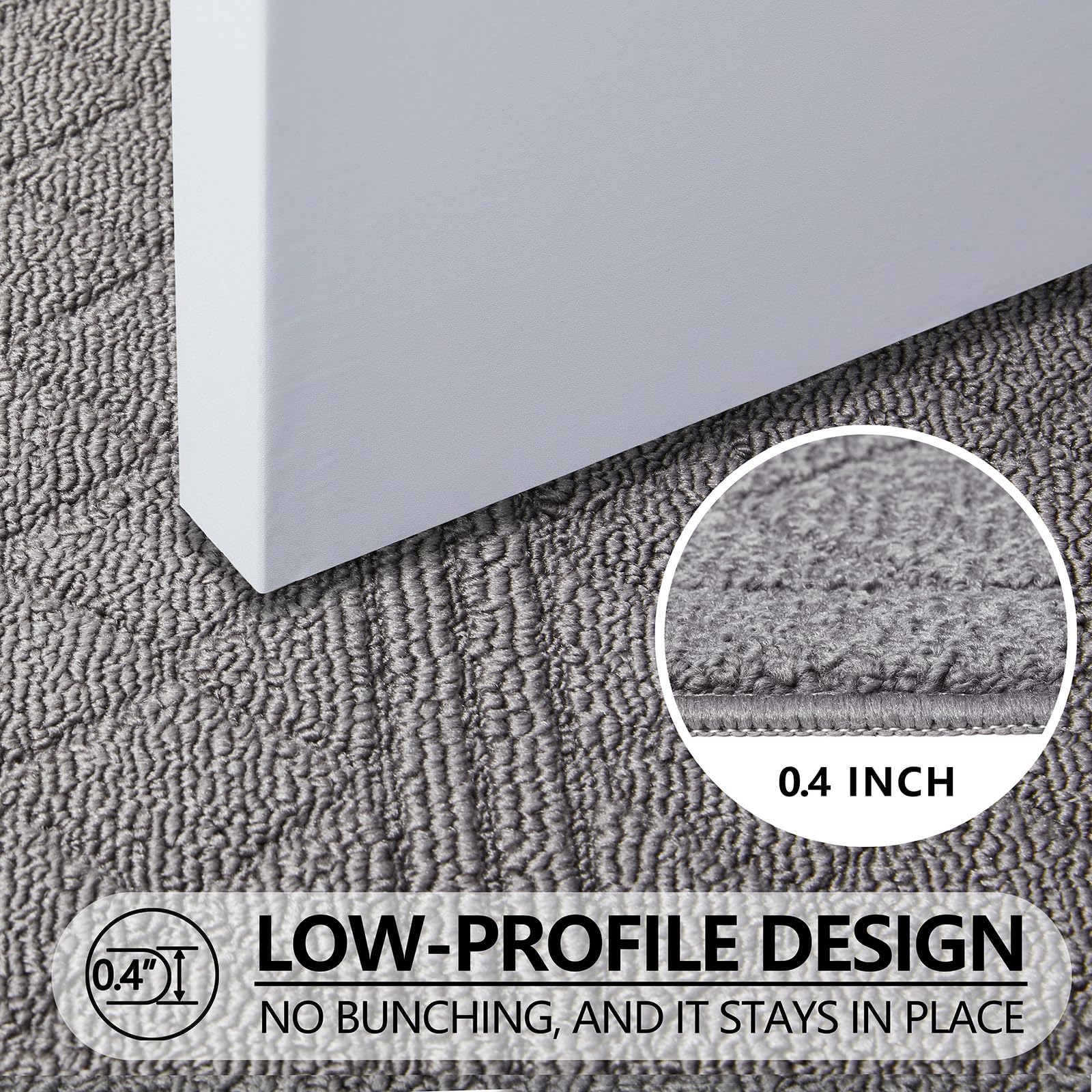 REFETONE easy-clean doormat is machine washable for quick maintenance.