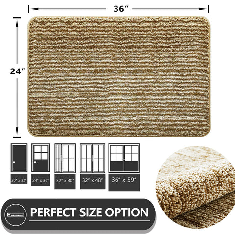 REFETONE indoor doormat demonstrates effective dirt trapping for cleaner floors