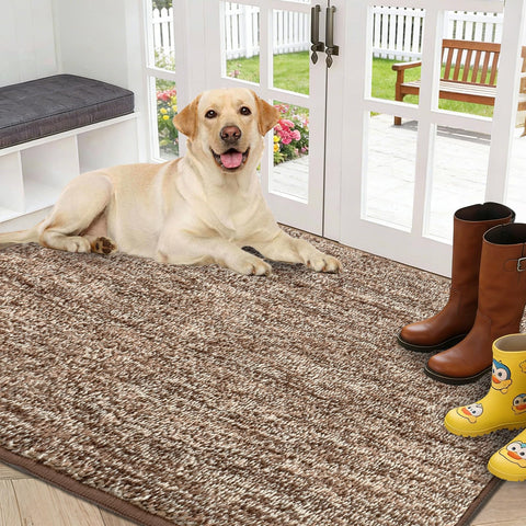 REFETONE indoor doormat at the front door traps dirt and moisture