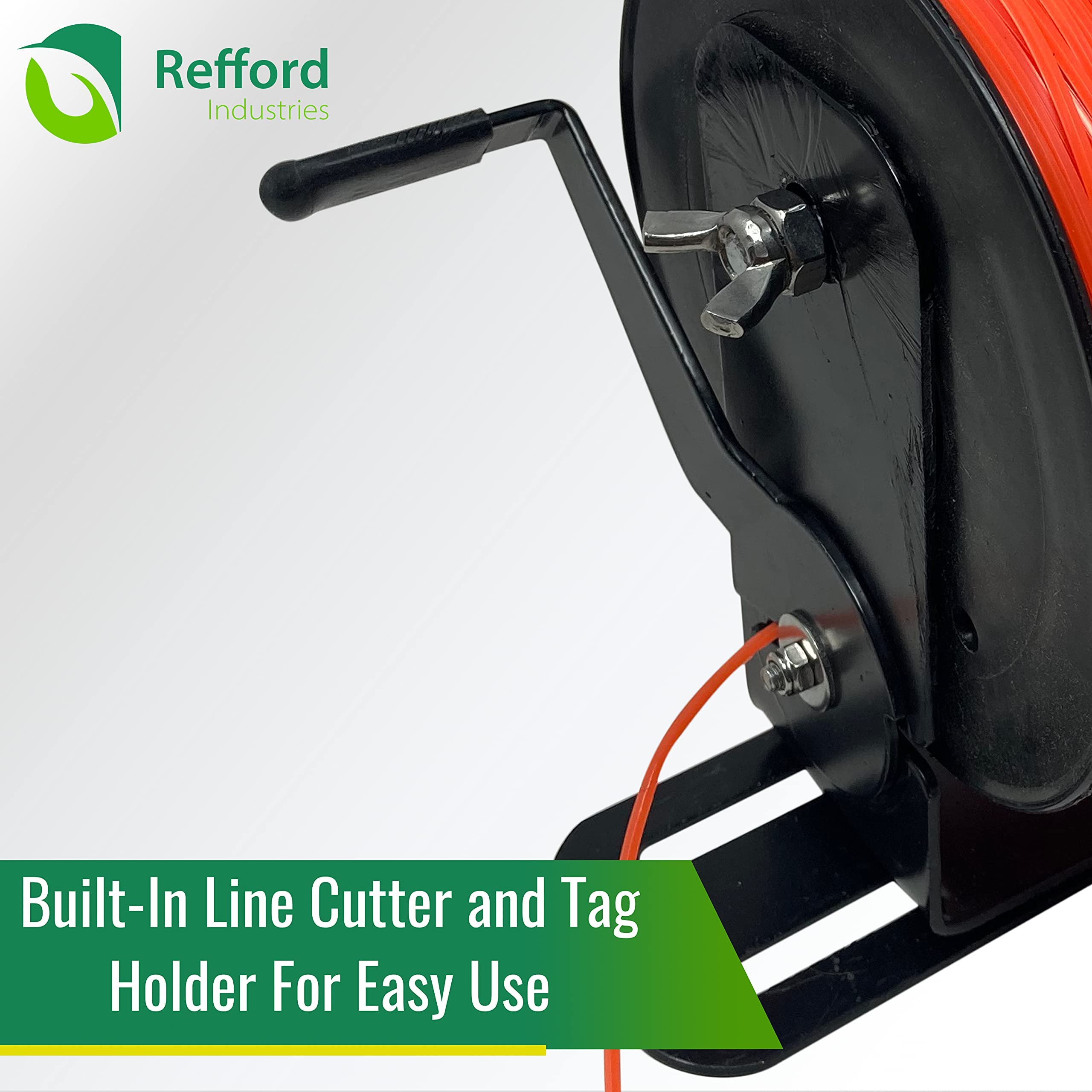 Refford line holder supports 5lb spools for longer work sessions