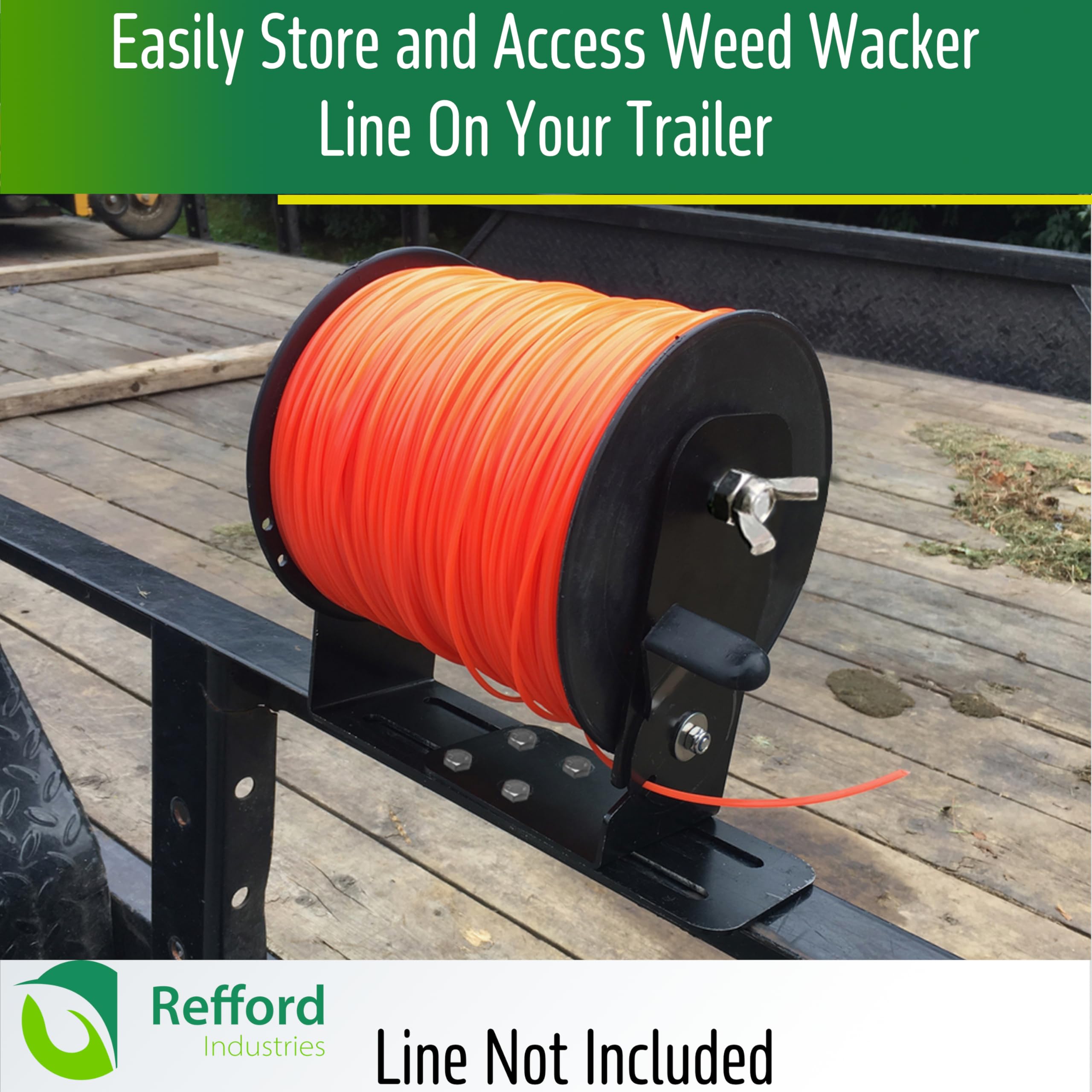 Bolt locks secure the spool, ensuring stable performance during transport