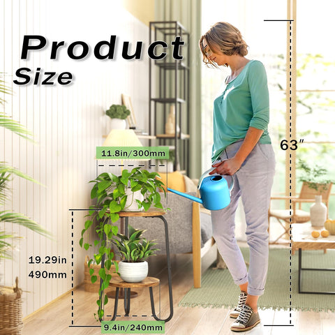 REFGY round shelf design on display stand adds stylish balance.