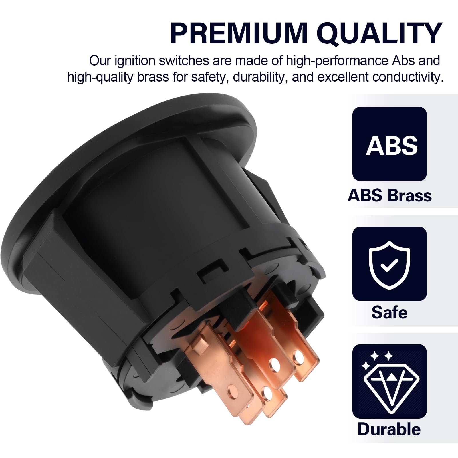 Refitial key kit included for convenient spare ignition keys