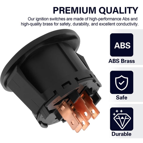 Refitial key kit included for convenient spare ignition keys