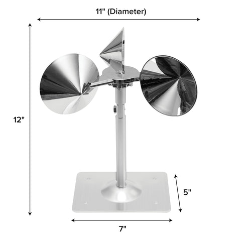 Installation kit and screws for Reflect-A-Bird setup