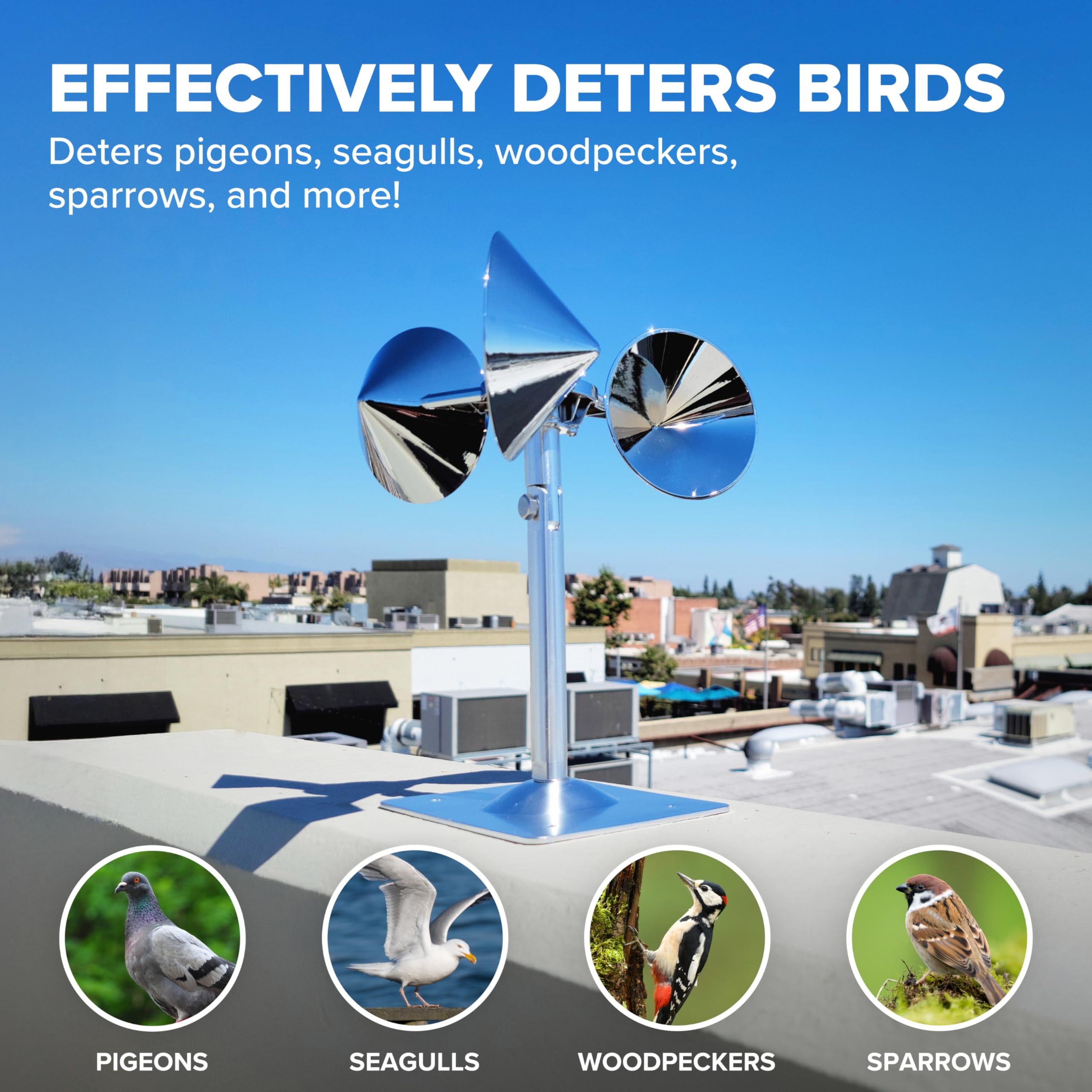 Reflect-A-Bird aluminum body weatherproof for outdoors