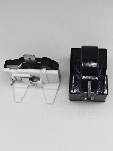 Refrigerator starter relay 2-pin plug for easy replacement