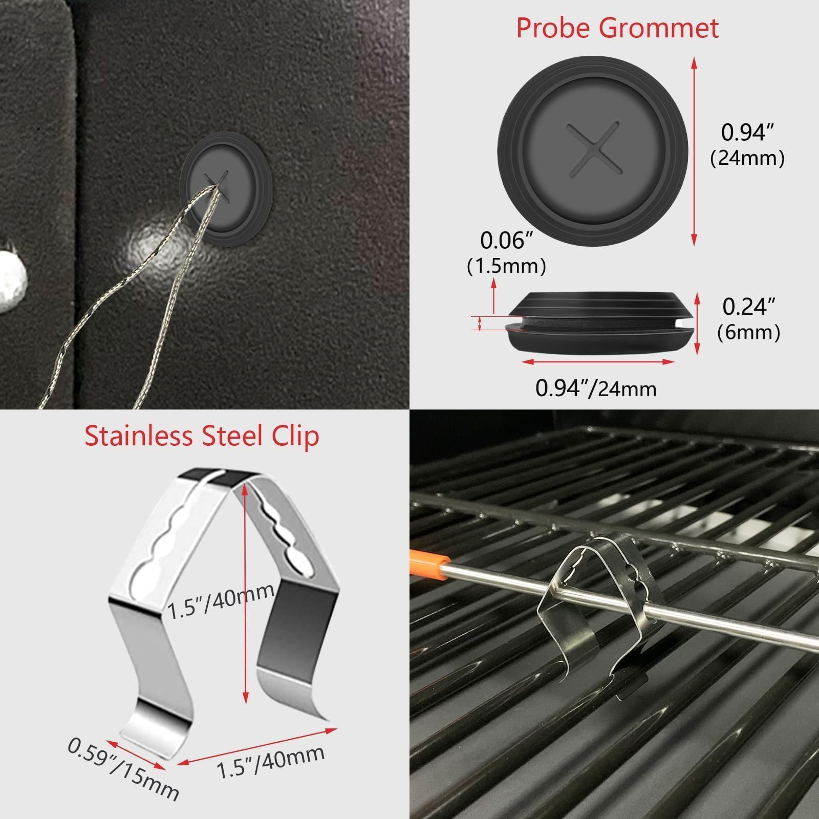 RefrigLink probe grommets ring set protects pass-throughs for durability.