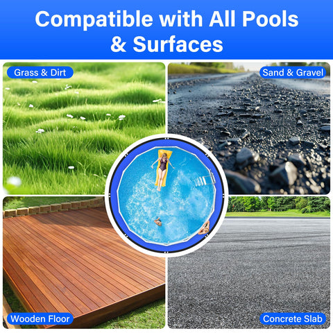 REGMICS 19FT actual pad length shown for 18FT pools