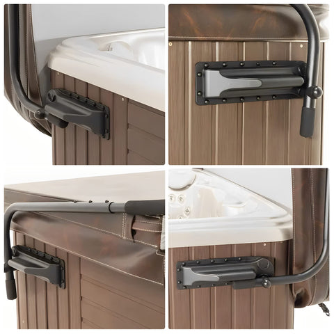 REGMICS fits spas up to 96 inches with side and back clearance