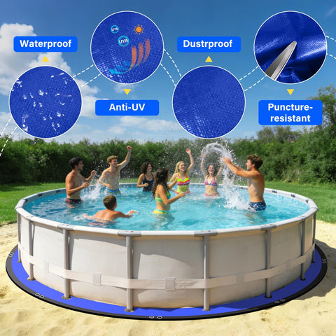 REGMICS versatile use on grass surfaces under pools