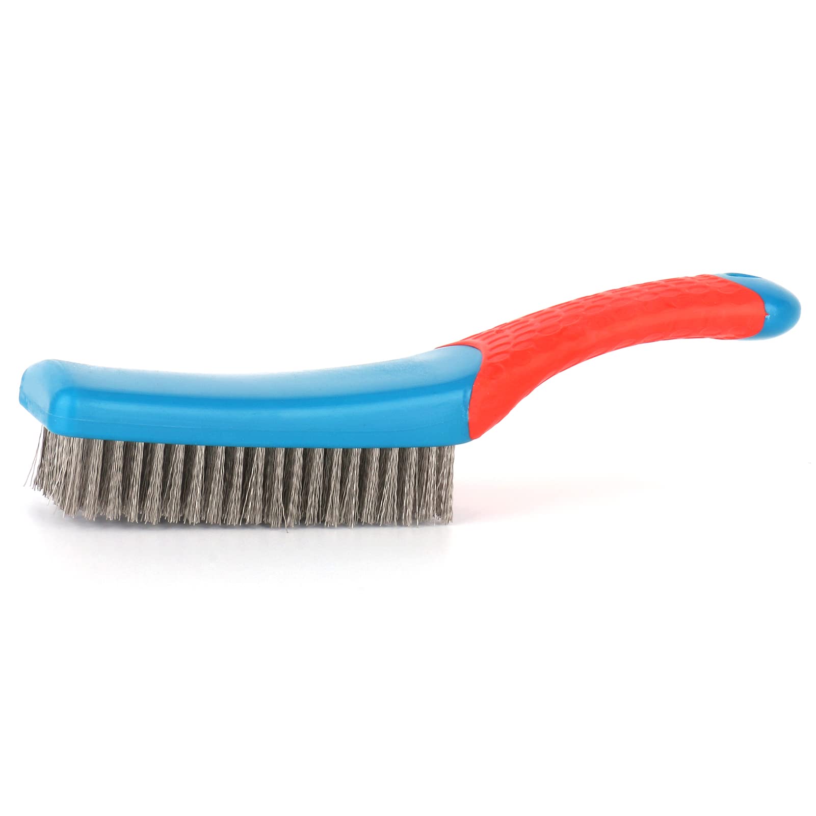 Regpre rust-removal wire brush eight-row bristles clean metal surfaces.