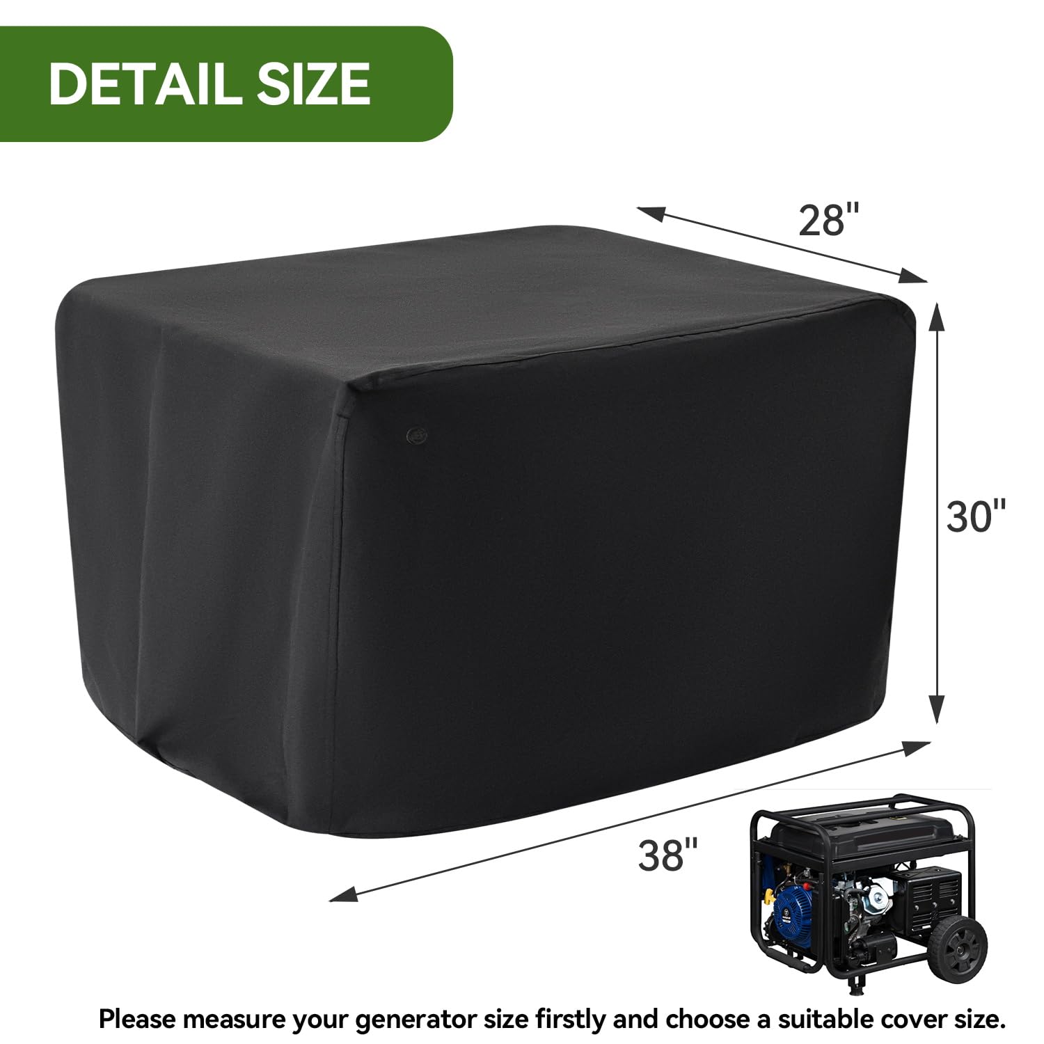 REHOYEE heavy-duty 900D fabric close-up shows durable exterior protection