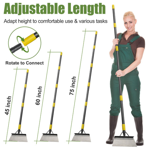 REILEIHODE garden flat shovel triangular-joint ensures stable performance under pressure.