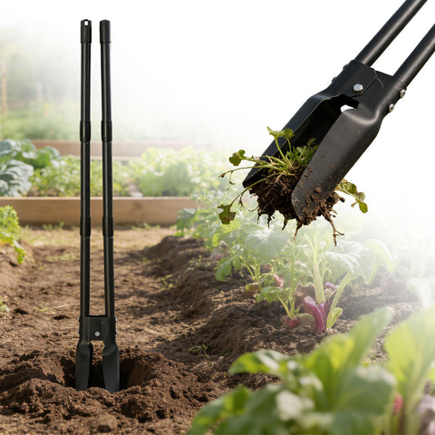 REILEIHODE Post Hole Digger with ergonomic grip for comfortable, extended digging sessions.