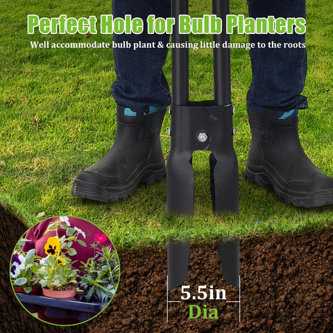 REILEIHODE Post Hole Digger used for fence post installation and versatile digging tasks.