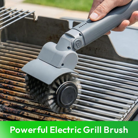 Reindeer Tools 410 RPM speed control tackles stubborn grime on grills.