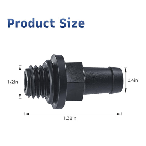 RELAAX WATER barb fitting on spa pump for quick installation