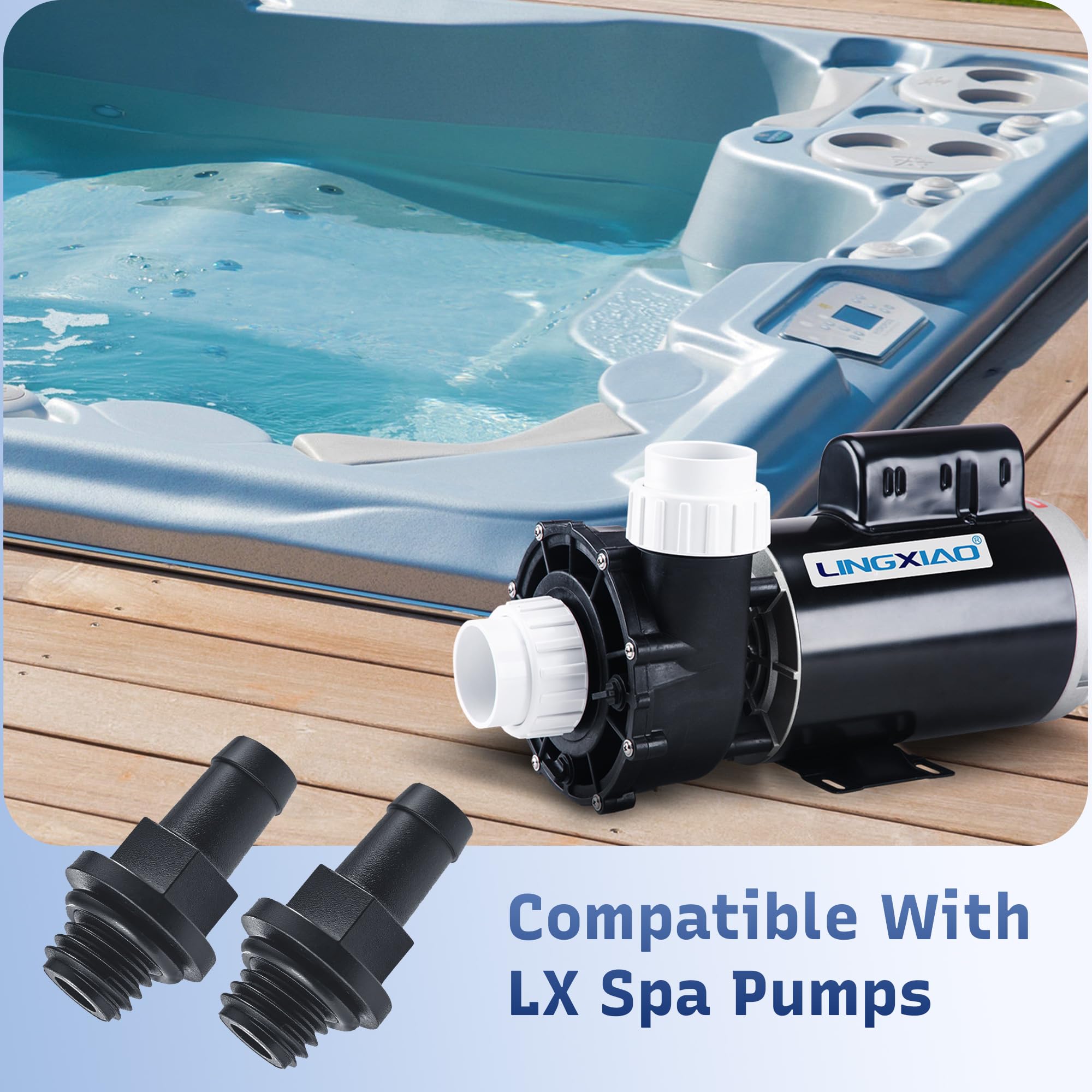 RELAAX WATER kit contents arranged for simple hot tub maintenance