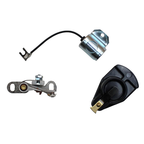 Reliable Aftermarket IGN Kit with rotor for Ford tractors in a box for quick identification.