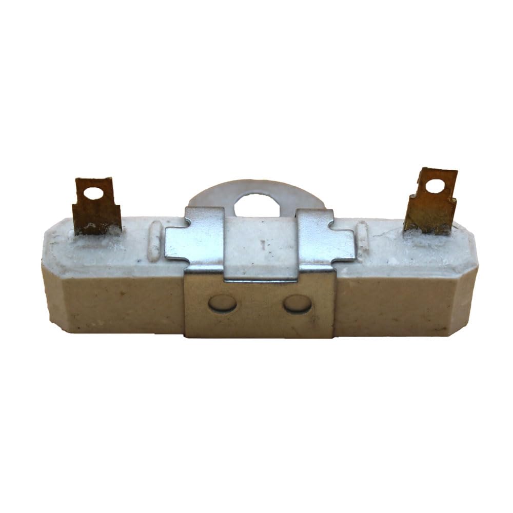 Reliable Aftermarket Parts 8NE10306 resistor with bracket ready for mounting.