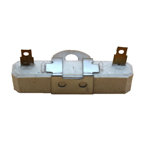 Reliable Aftermarket Parts 8NE10306 resistor with bracket ready for mounting.