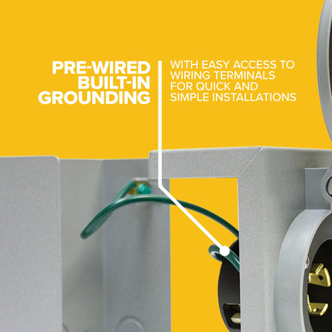 Four knockouts on PB50 sides, bottom and back simplify wiring