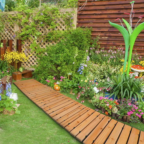 RELIANCER decorative walkway ideas guide guests to patio or event.