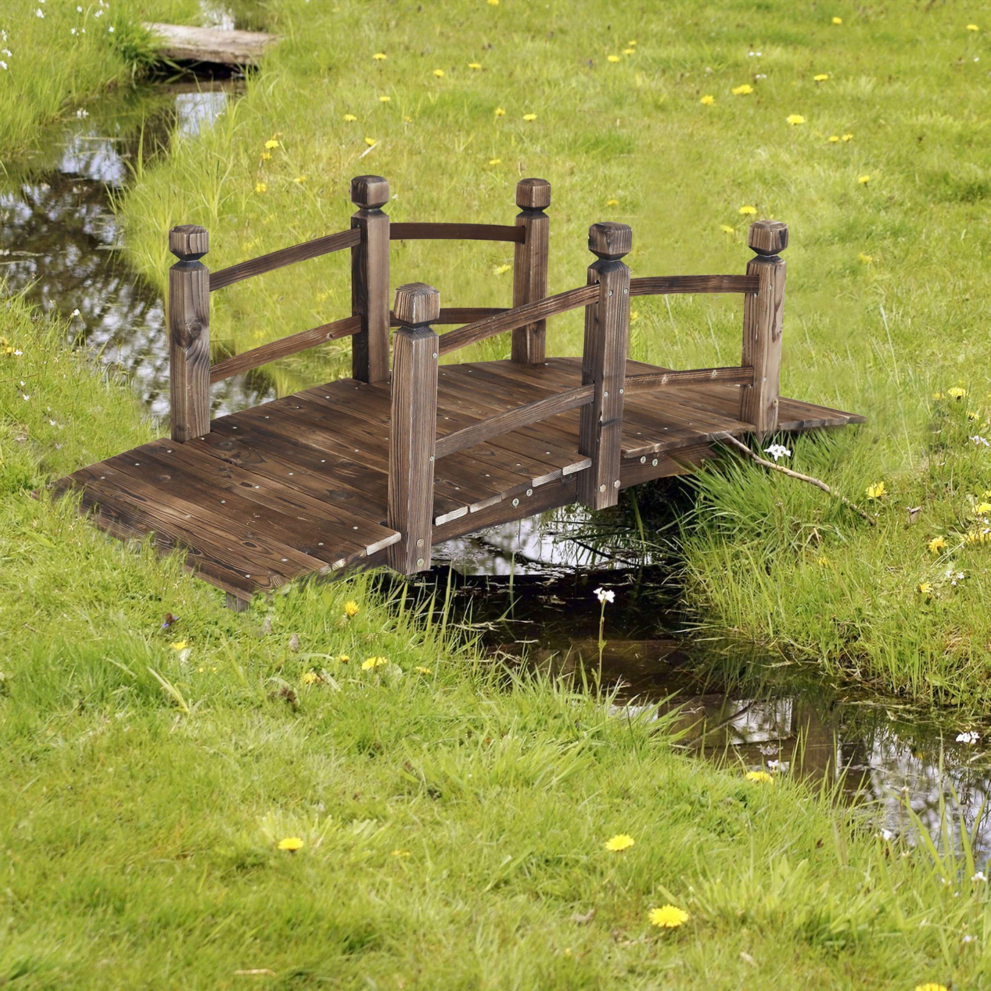 RELIANCER patio garden bridge setup for stable path.