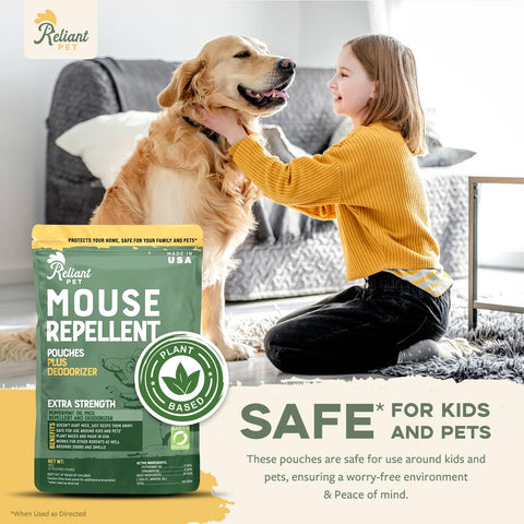 Reliant Pet mint-cinnamon scent closeup highlighting refreshing aroma and deodorizing effect.