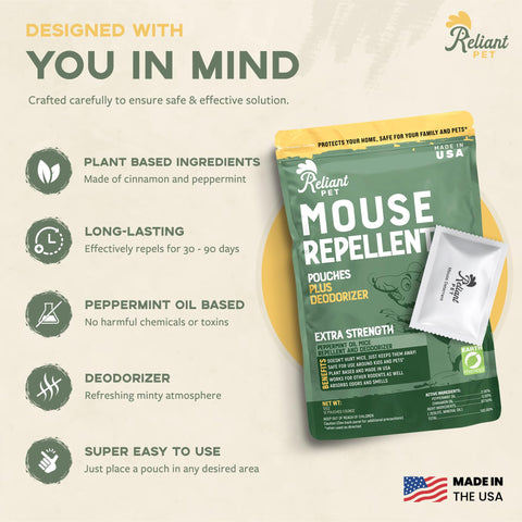 Reliant Pet resealable bag being opened demonstrates easy deployment and mess-free use.