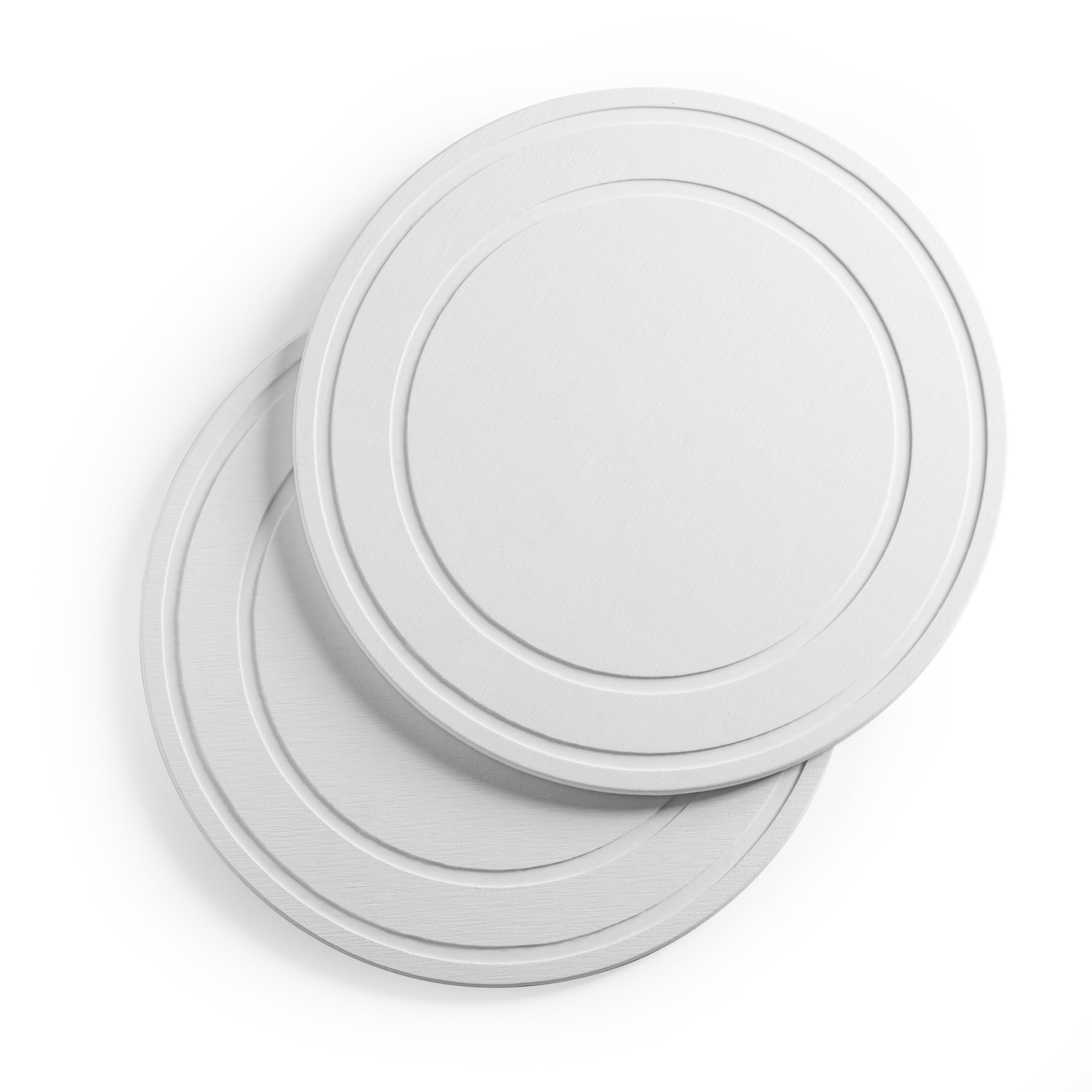 Relime 8-inch diatomaceous earth plant saucer dries instantly to protect indoor surfaces