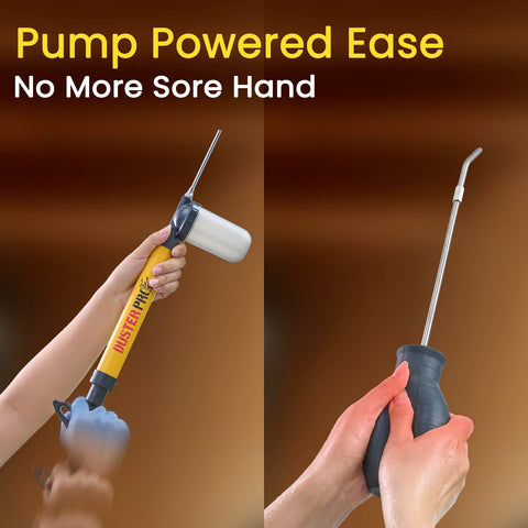 Relime angled ergonomic grip enhances control during long dusting sessions.