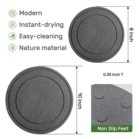 Relime flat design fits various pot sizes for easy cleaning