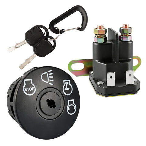 Reltvo ignition switch with seven terminals for reliable mower starts