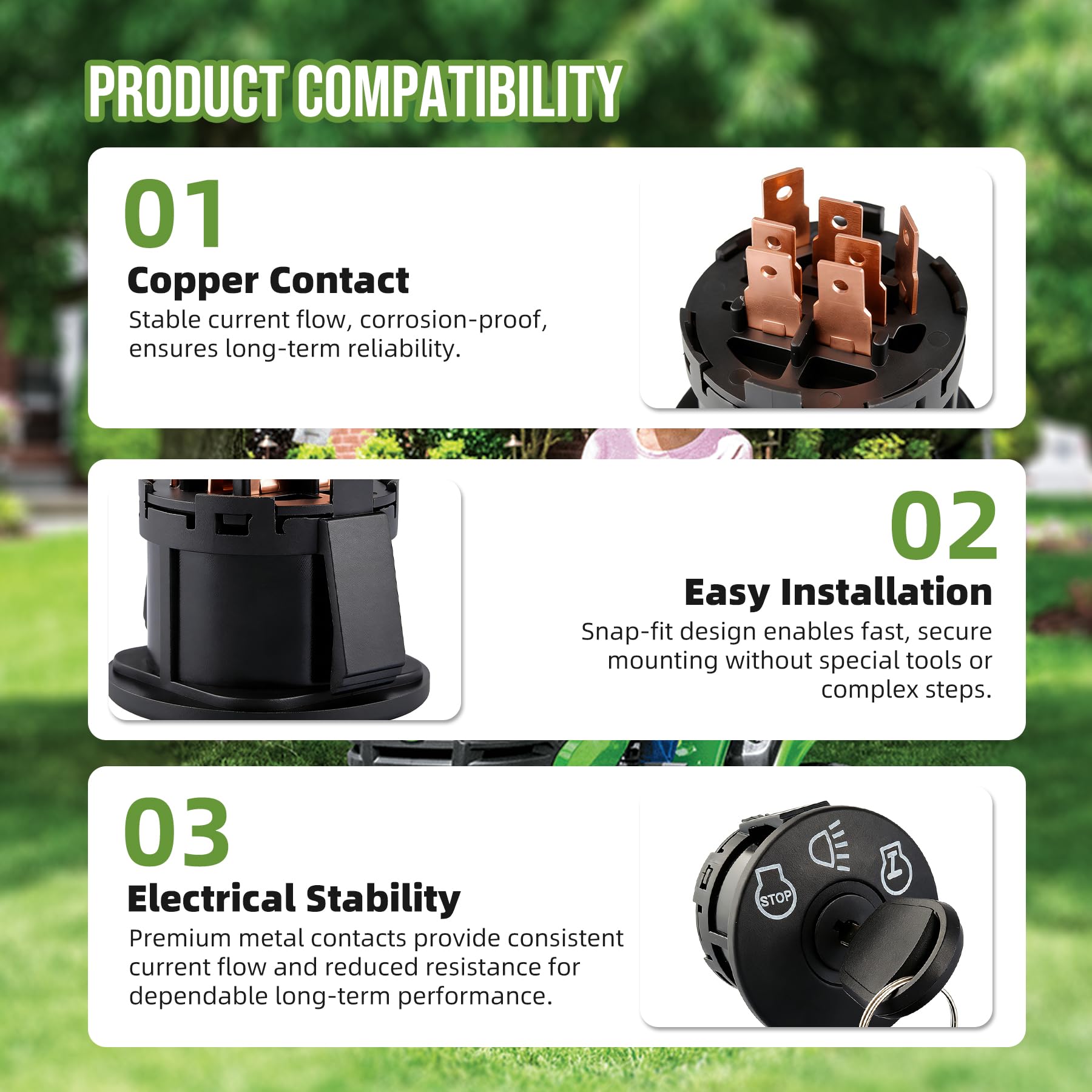Reltvo packaging with warranty provides peace of mind during lawn care upgrades