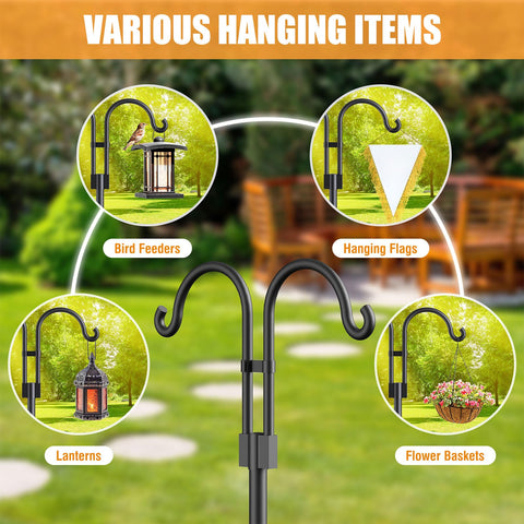 Relx bird feeder pole easy installation with no tools required.
