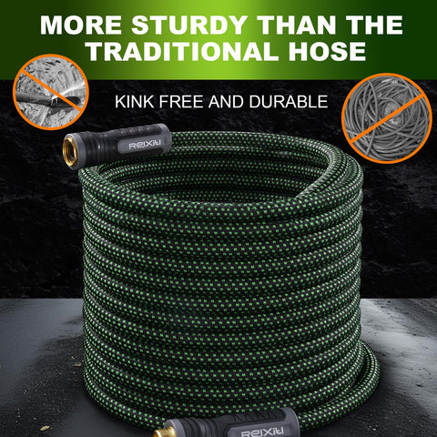 Relxitl garden hose 10-function sprayer with versatile patterns for care and cleaning.