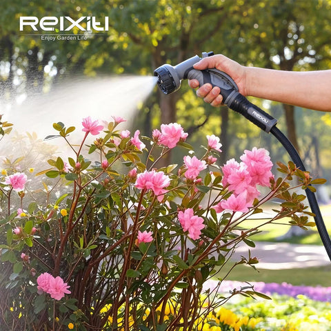 Relxitl Garden Hose 25ft 10-function spray for versatile watering