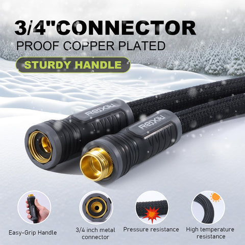 Relxitl Garden Hose 25ft kink-proof design resists bulging under pressure
