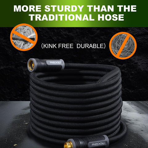Relxitl garden hose kink-free design demonstrating stable high-pressure performance.