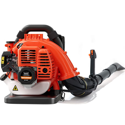 Relxxon leaf blower engine close-up highlighting power components for tough debris