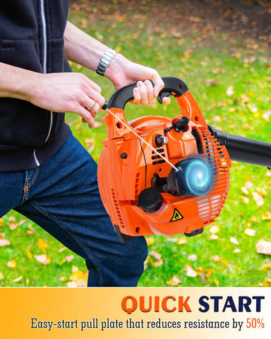 Relxxon blower year-round use for seasonal cleanup tasks.