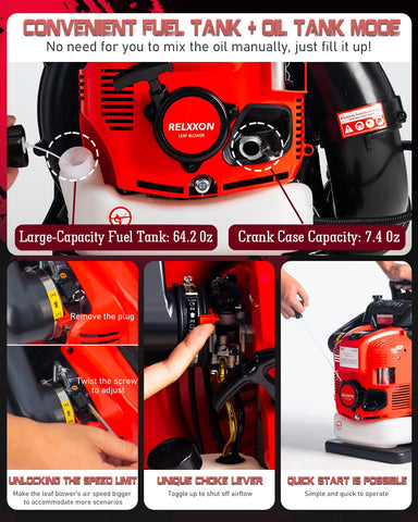 Relxxon RL9908 PRO no fuel mix design for quick starts
