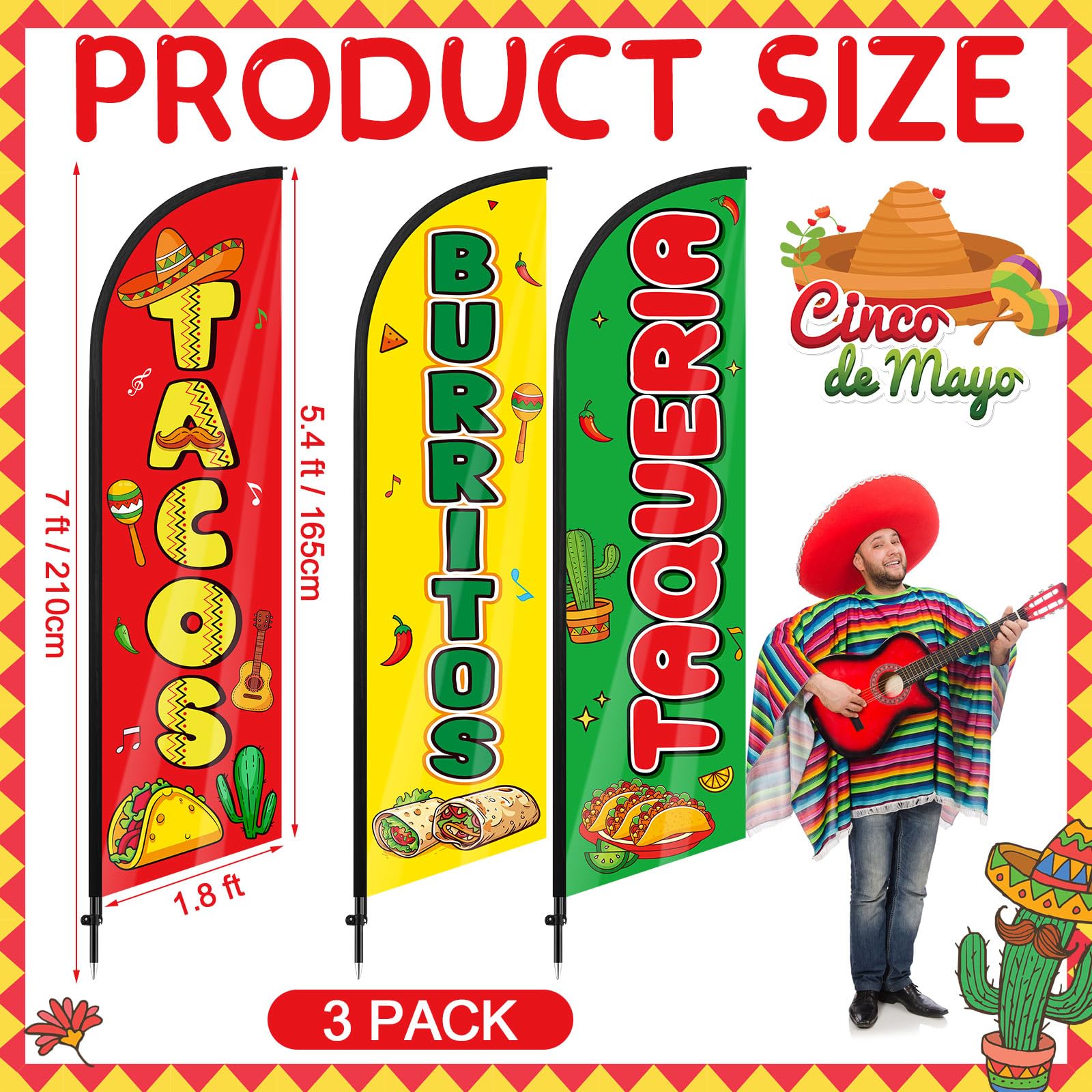 Remagr flag-pole-ground-stake demonstrates sturdy outdoor signage.