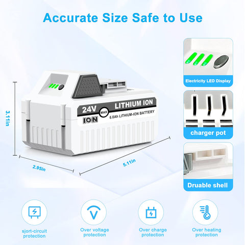 Remate safety protections guard against overcharge and overheating.
