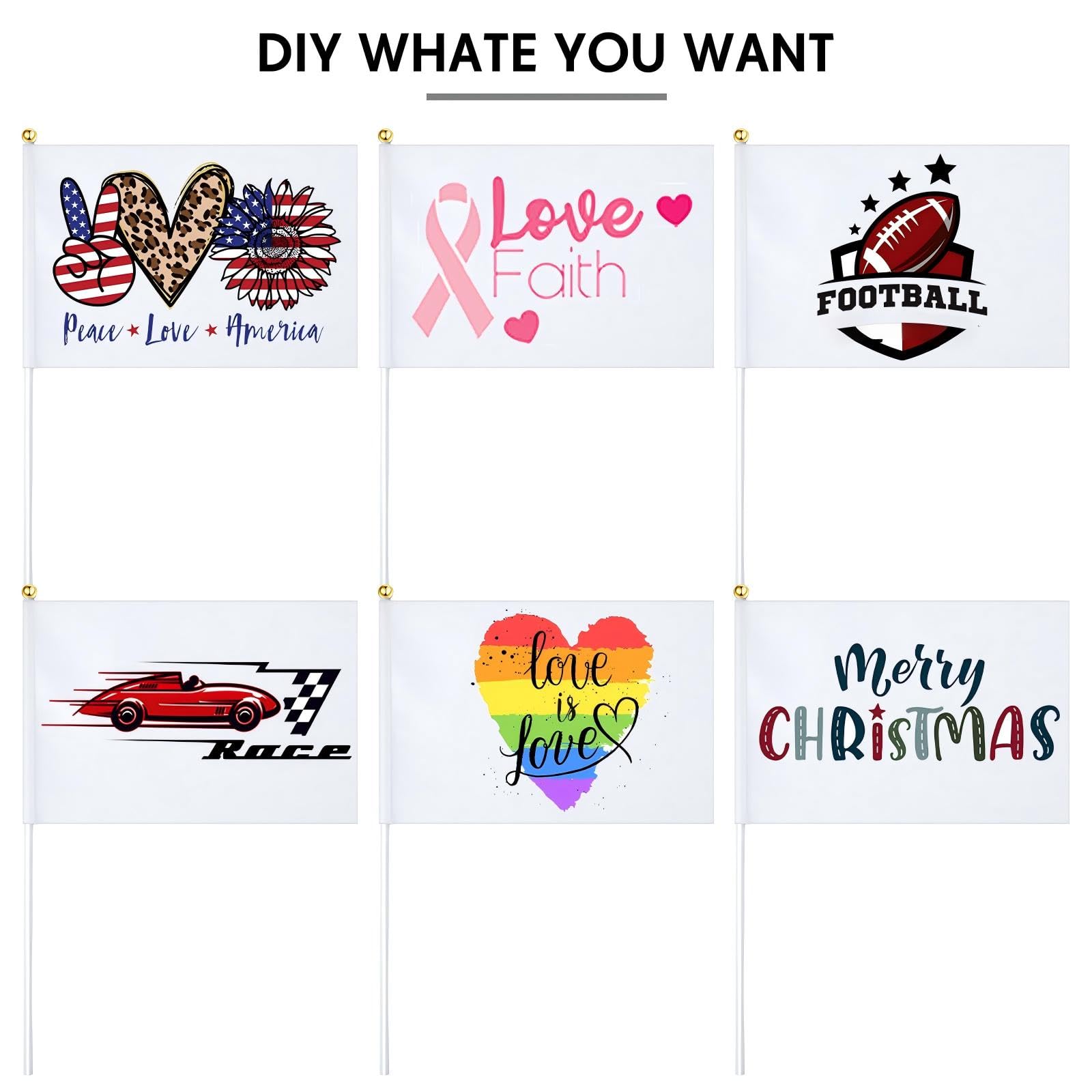 Remerry backyard flags for garden or patio decorations.