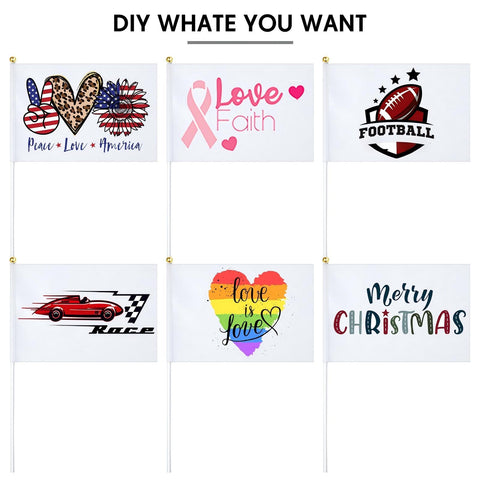 Remerry backyard flags for garden or patio decorations.